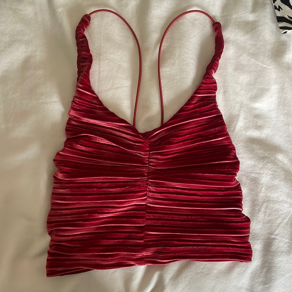Urban outfitters velvet top